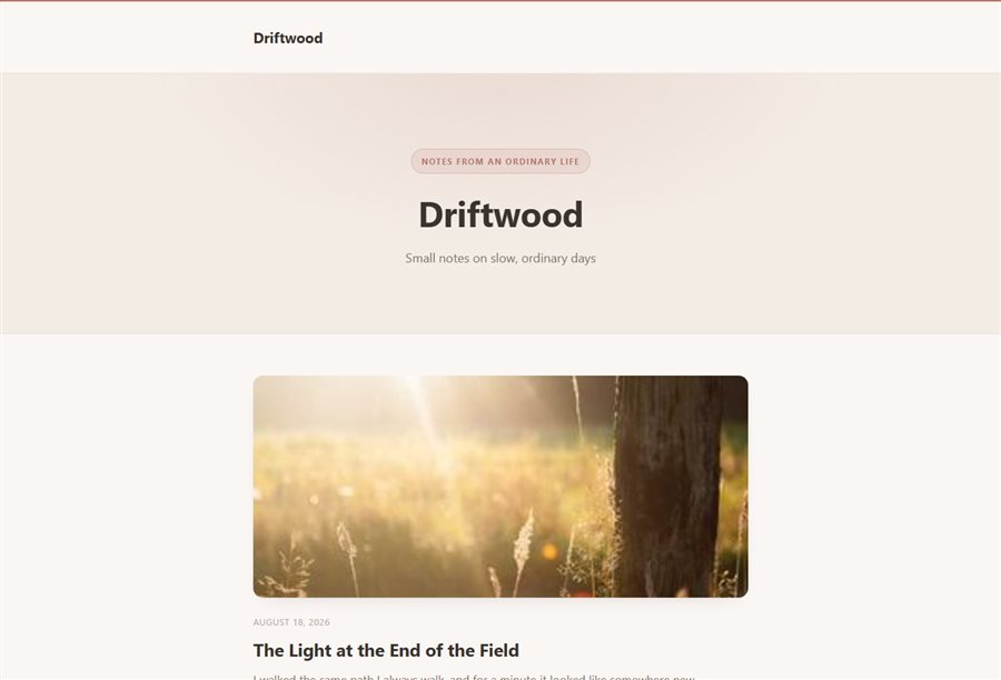Driftwood preview