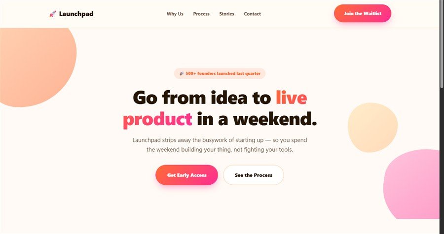 Launchpad preview