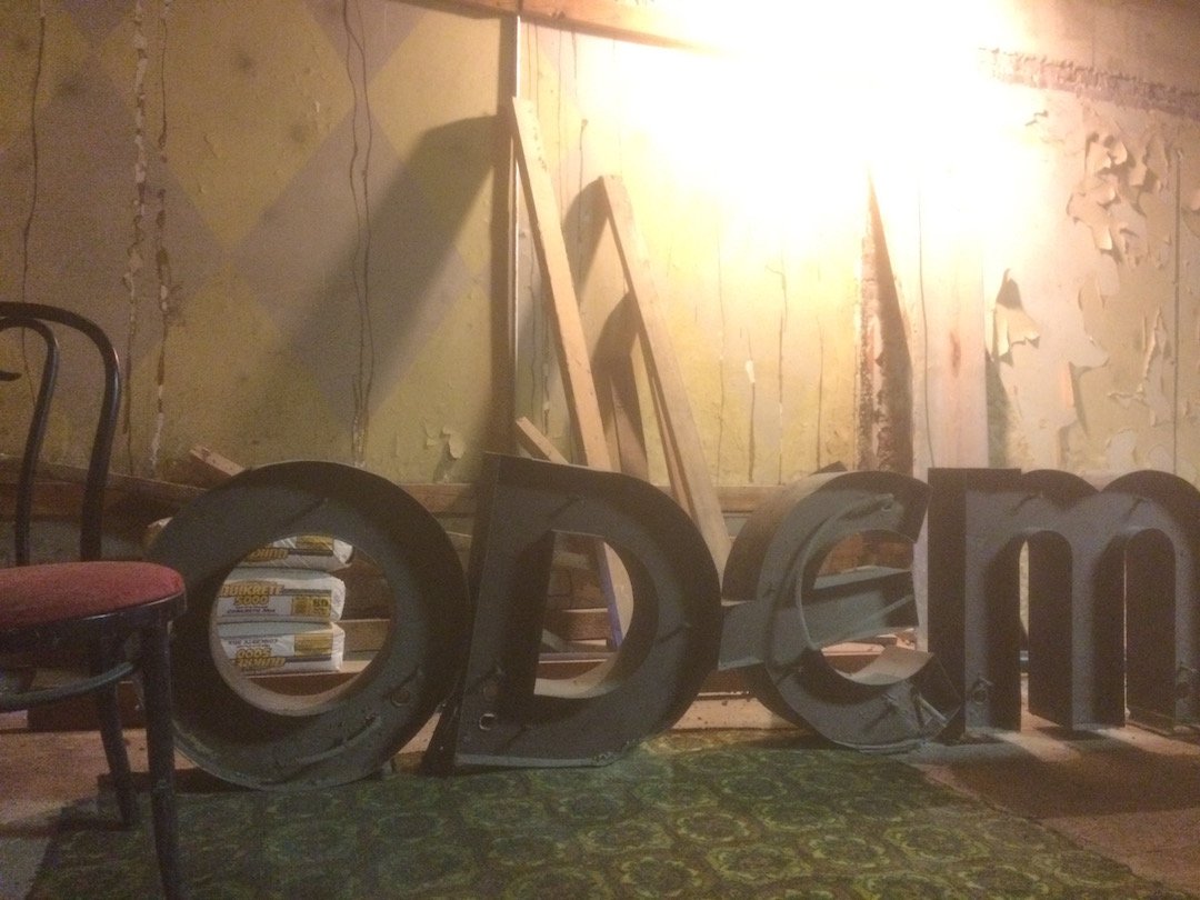 Original letters, recovered during renovation